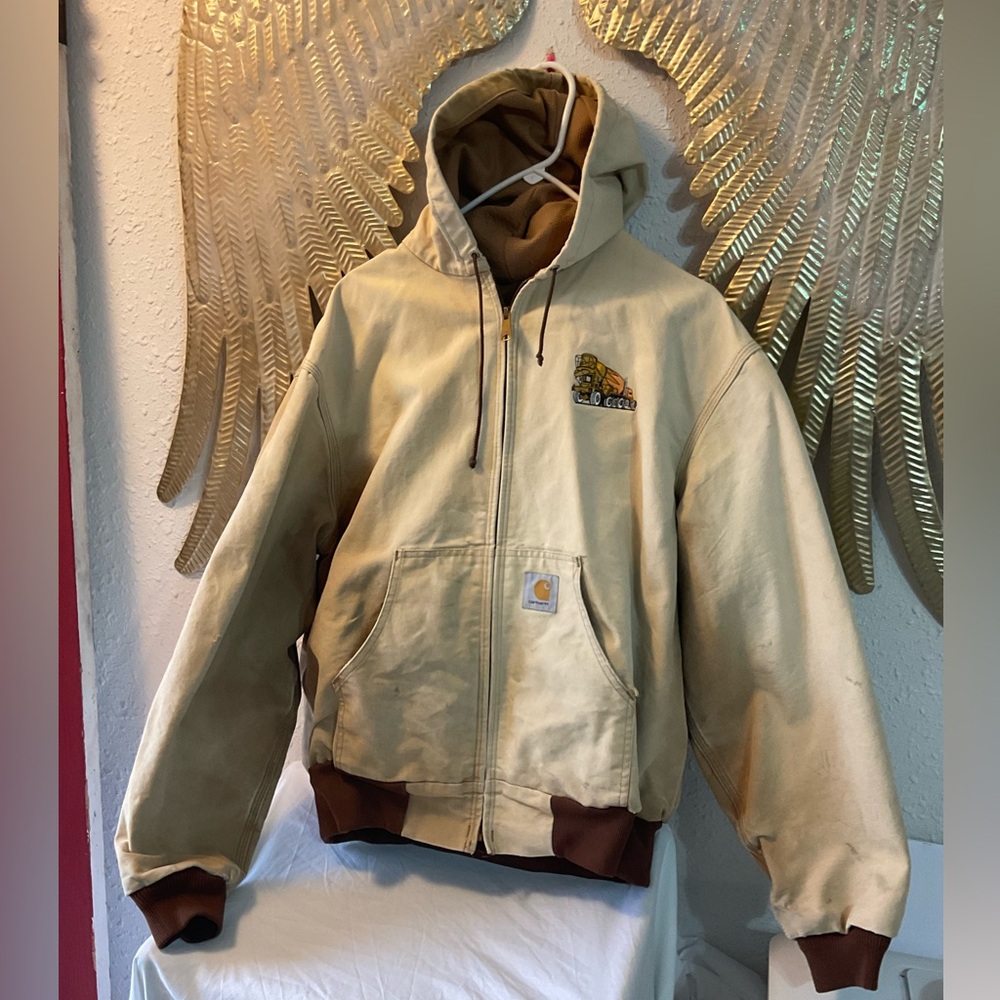 Carhartt Jacket hooded coat check measurements